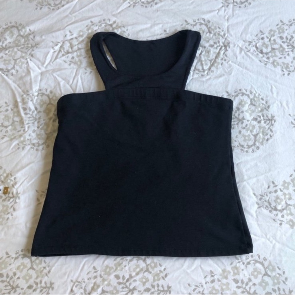 Blue Fish Black Sports Top  Size XS